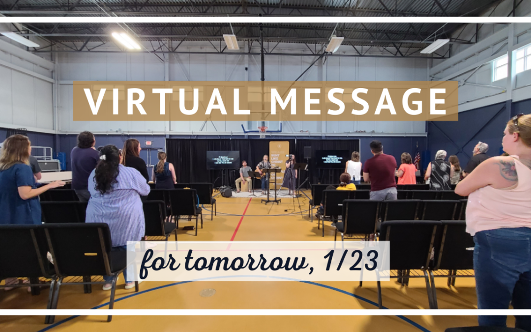 Virtual message for 1/23